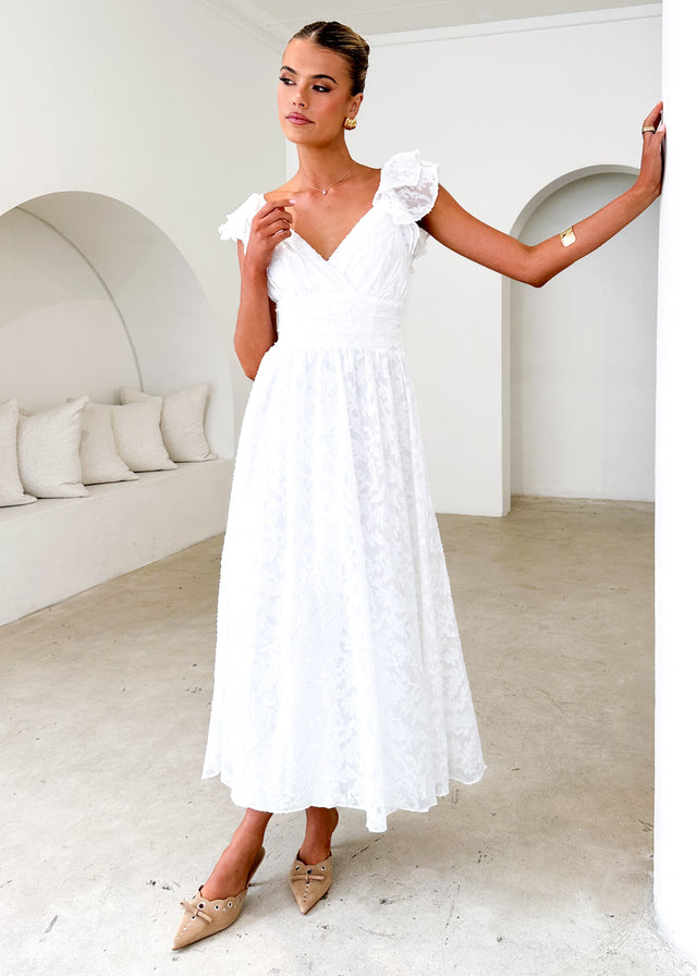 Aries Maxi Dress - Off White