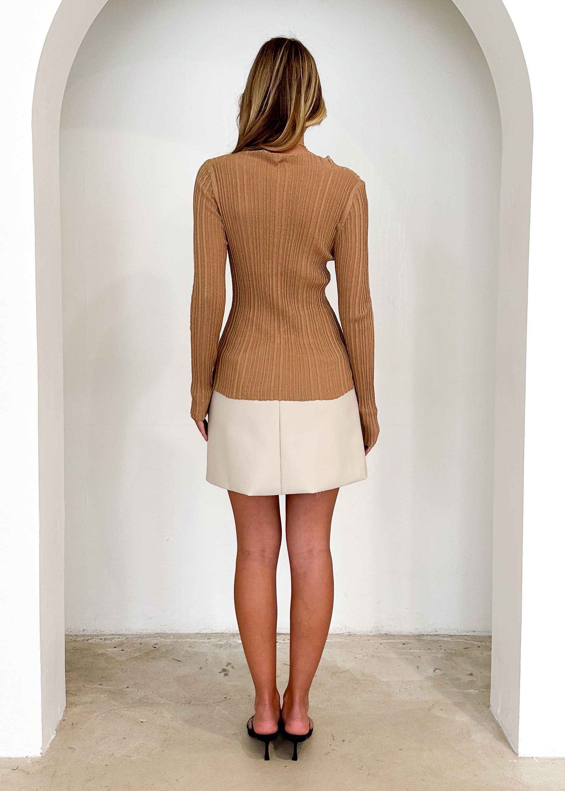 Jessamine Knit Top - Camel