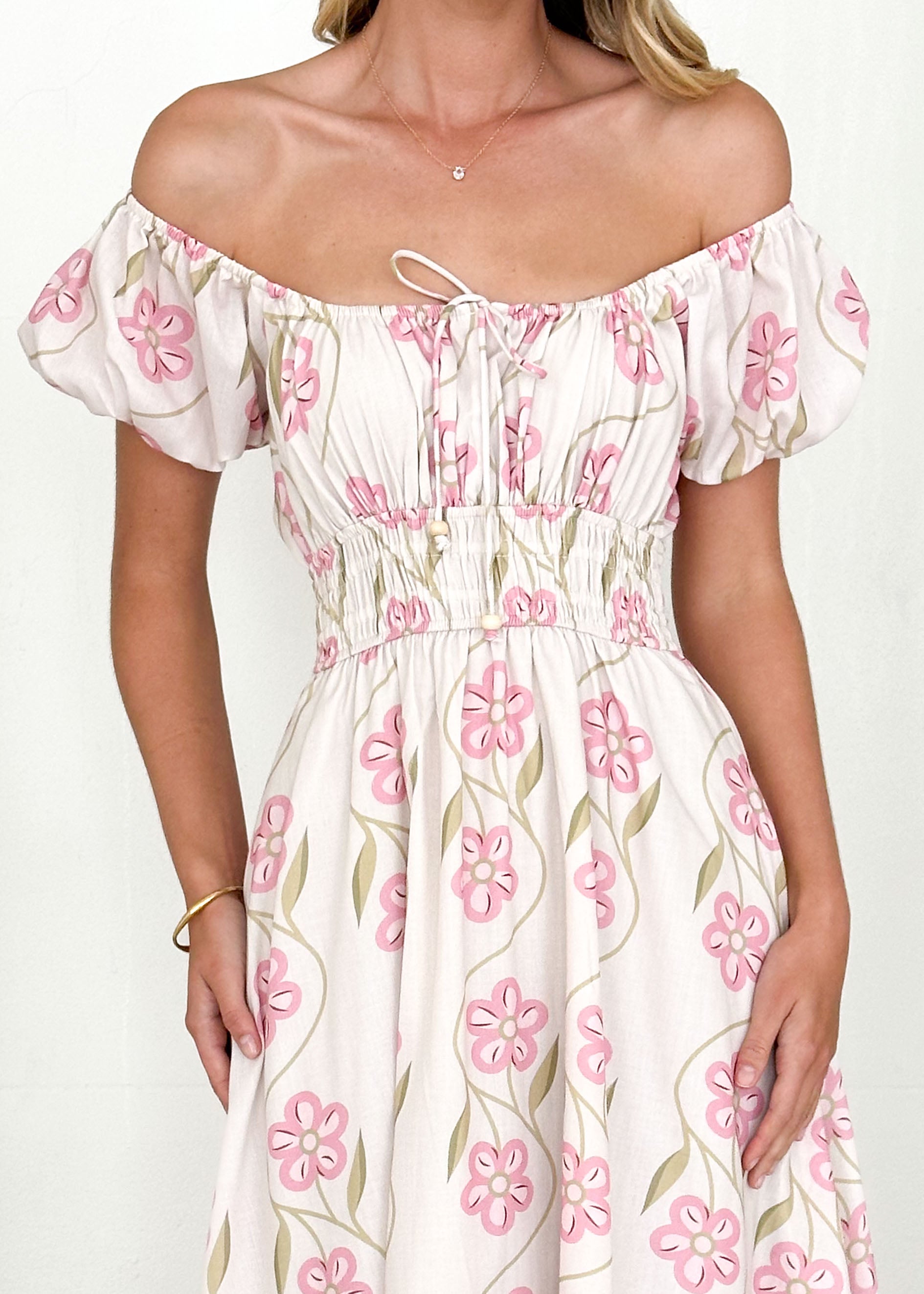 Maisie Maxi Dress - Blush Flowers