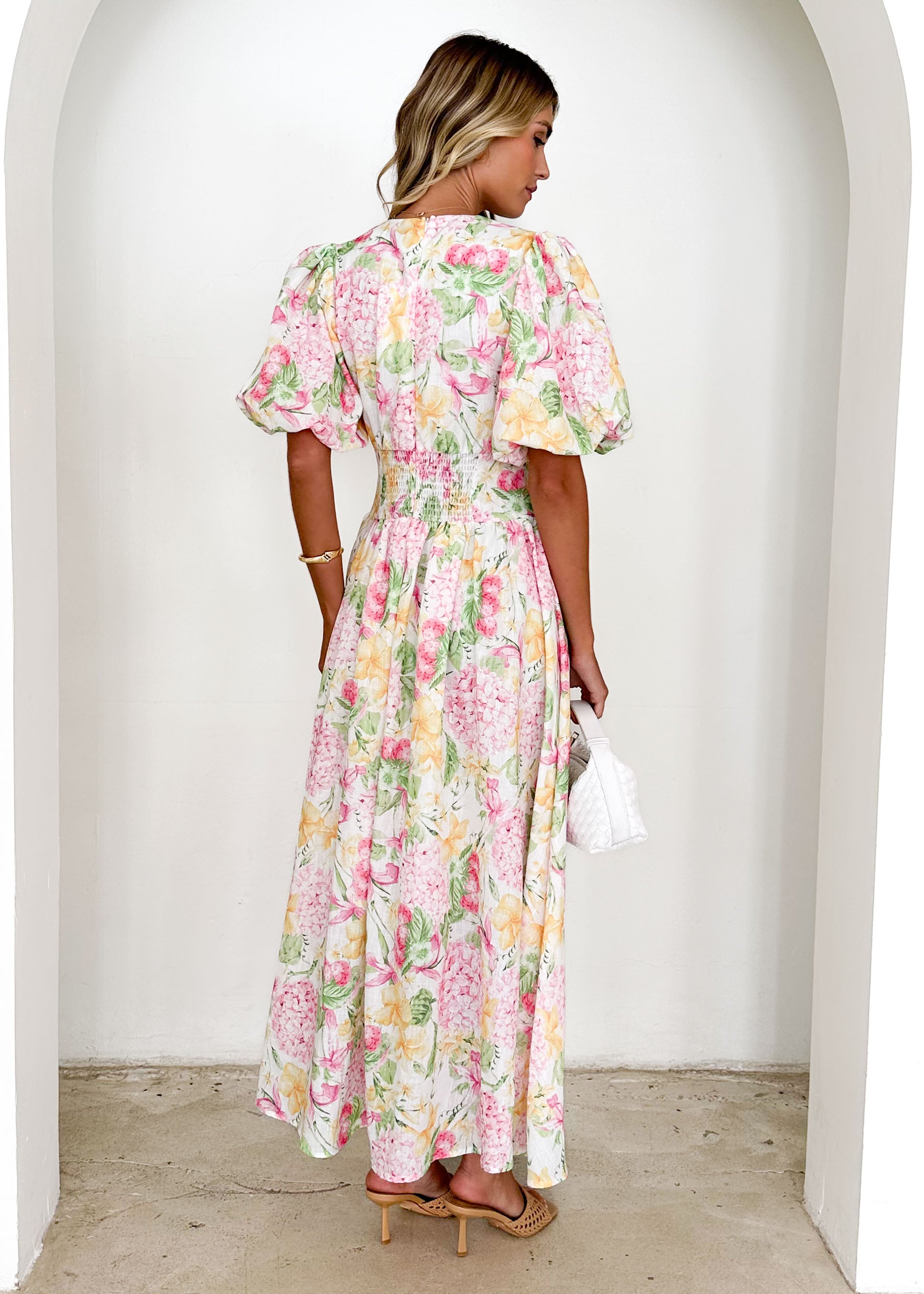 Marcelle Maxi Dress - Pink Hydrangea