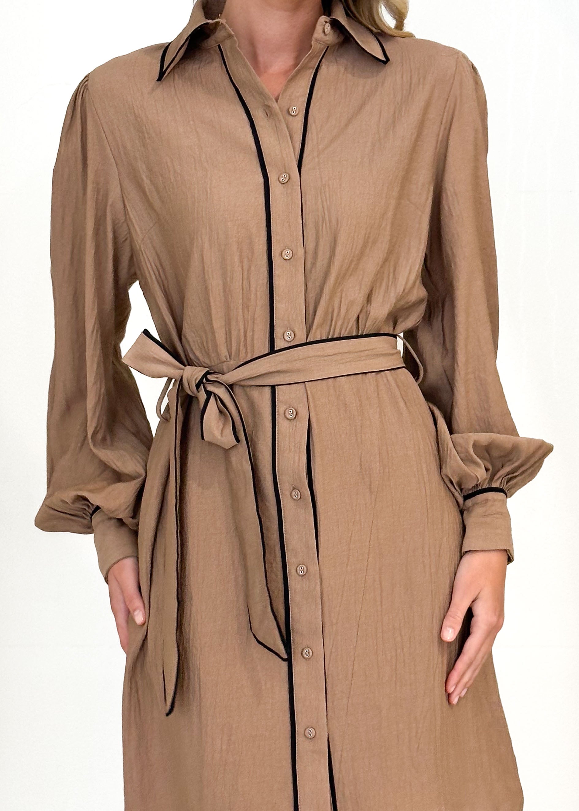 Adrienne Dress - Mocha