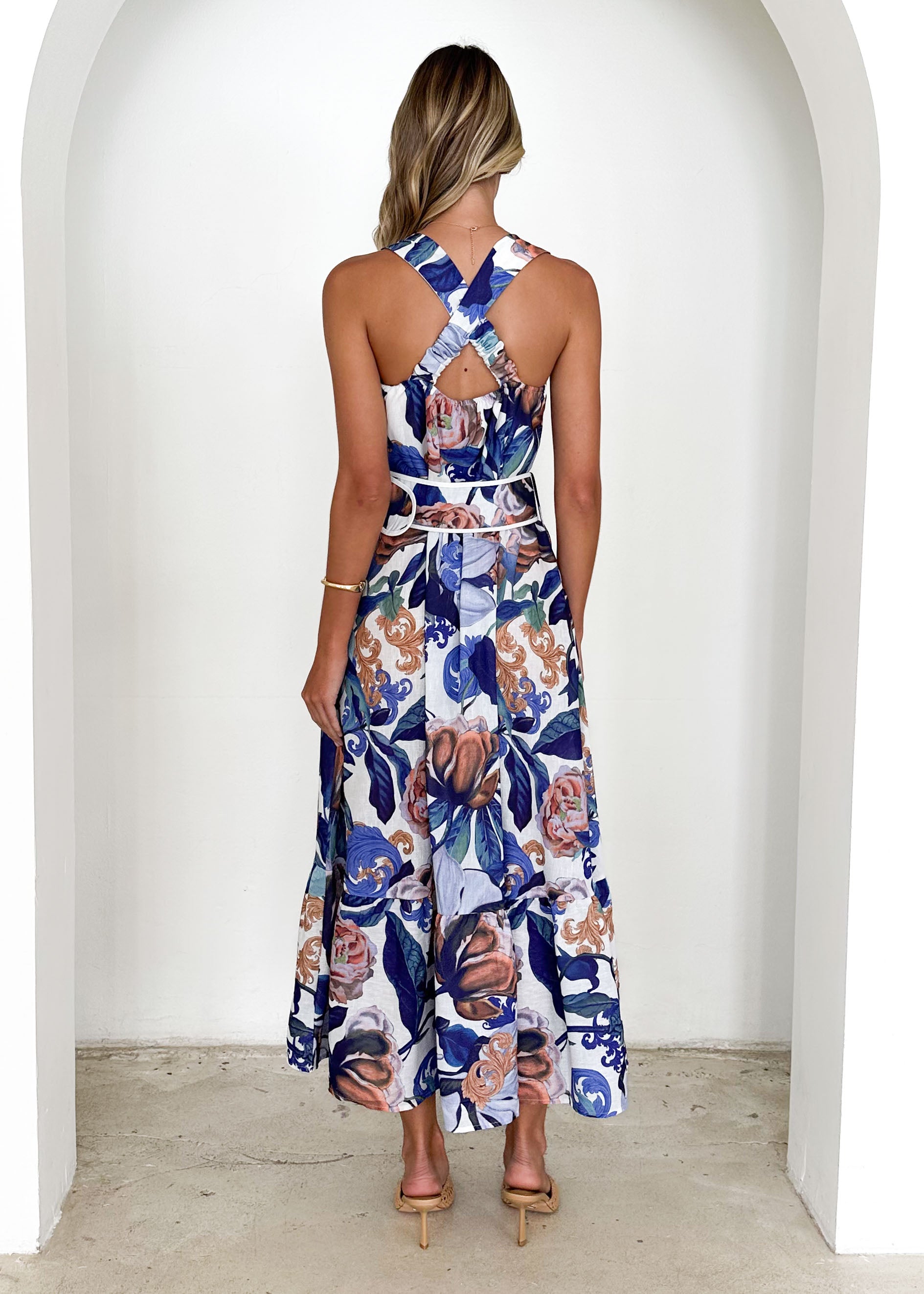 Wisteria Maxi Dress - Donatella Azure