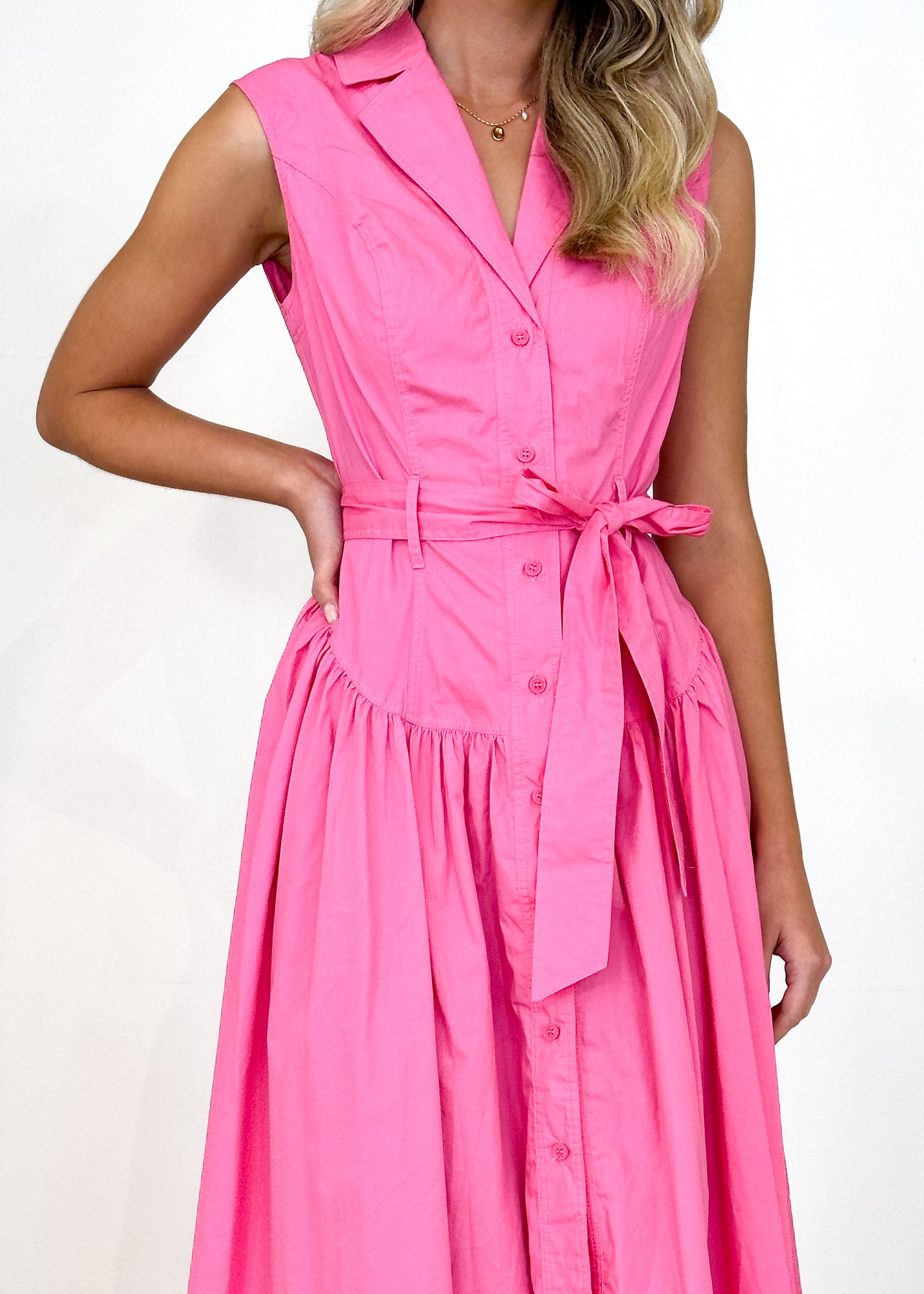 Tiarne Midi Dress - Pink