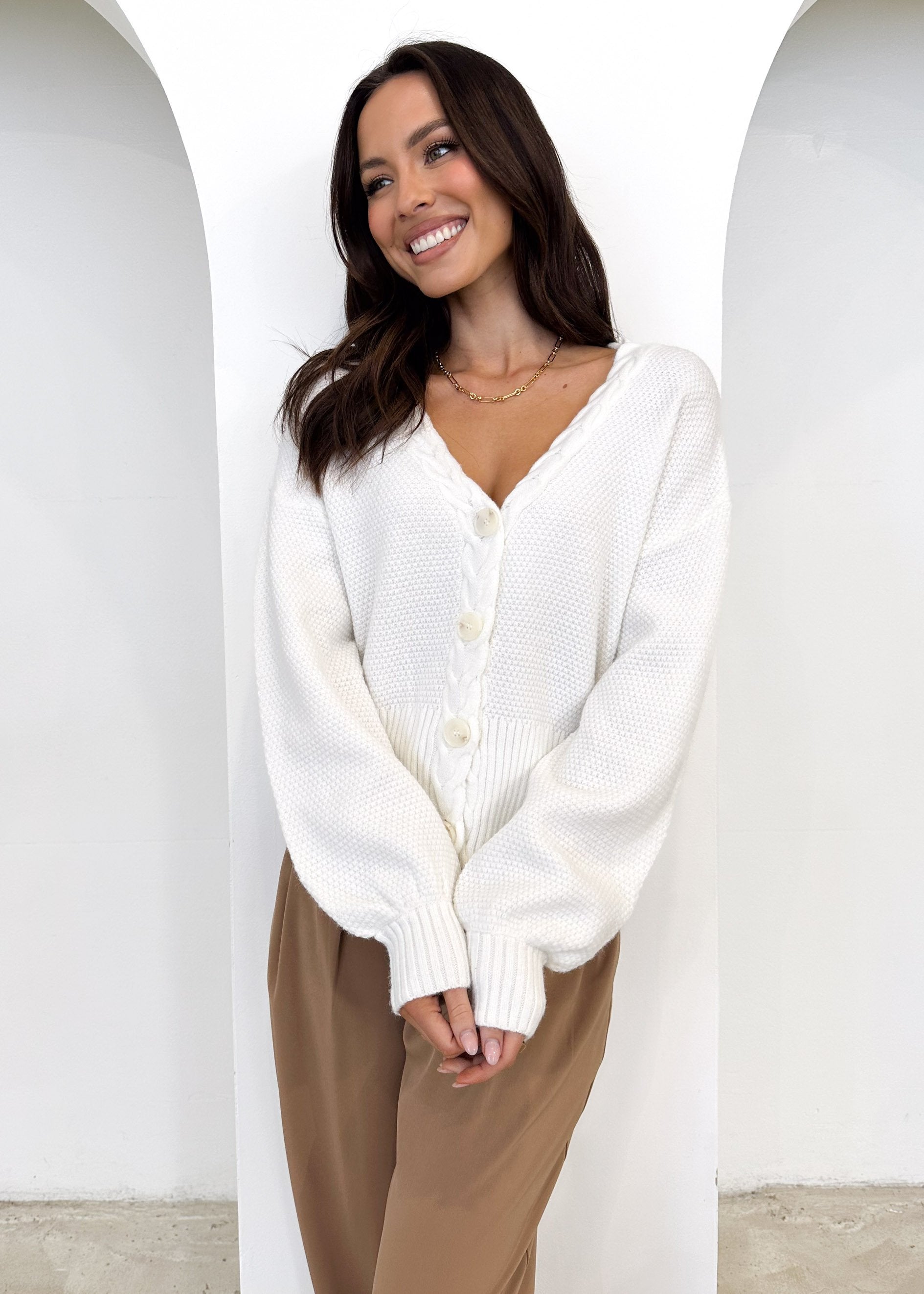 Gijore Cardigan - Off White