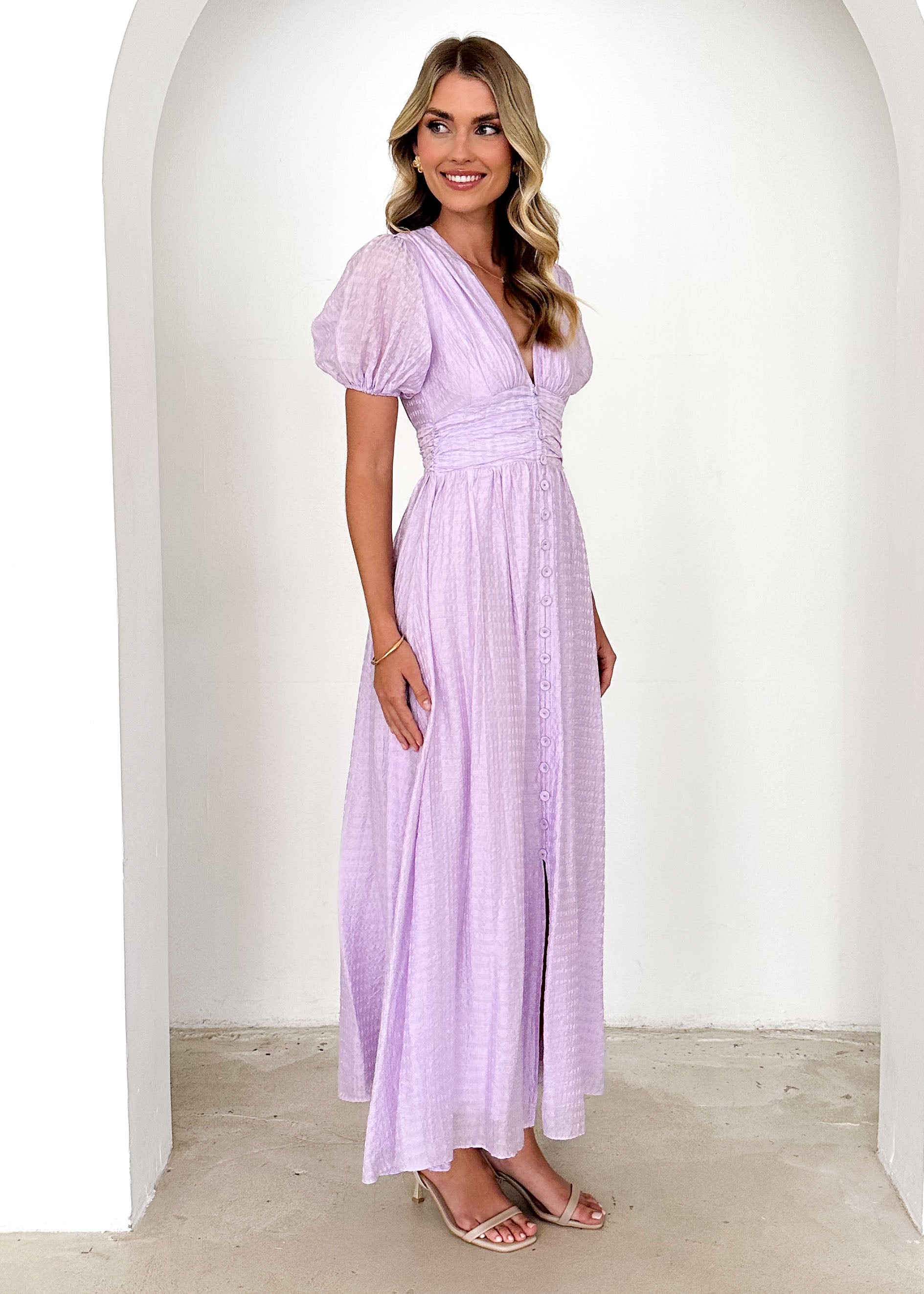 Dunning Midi Dress - Lilac