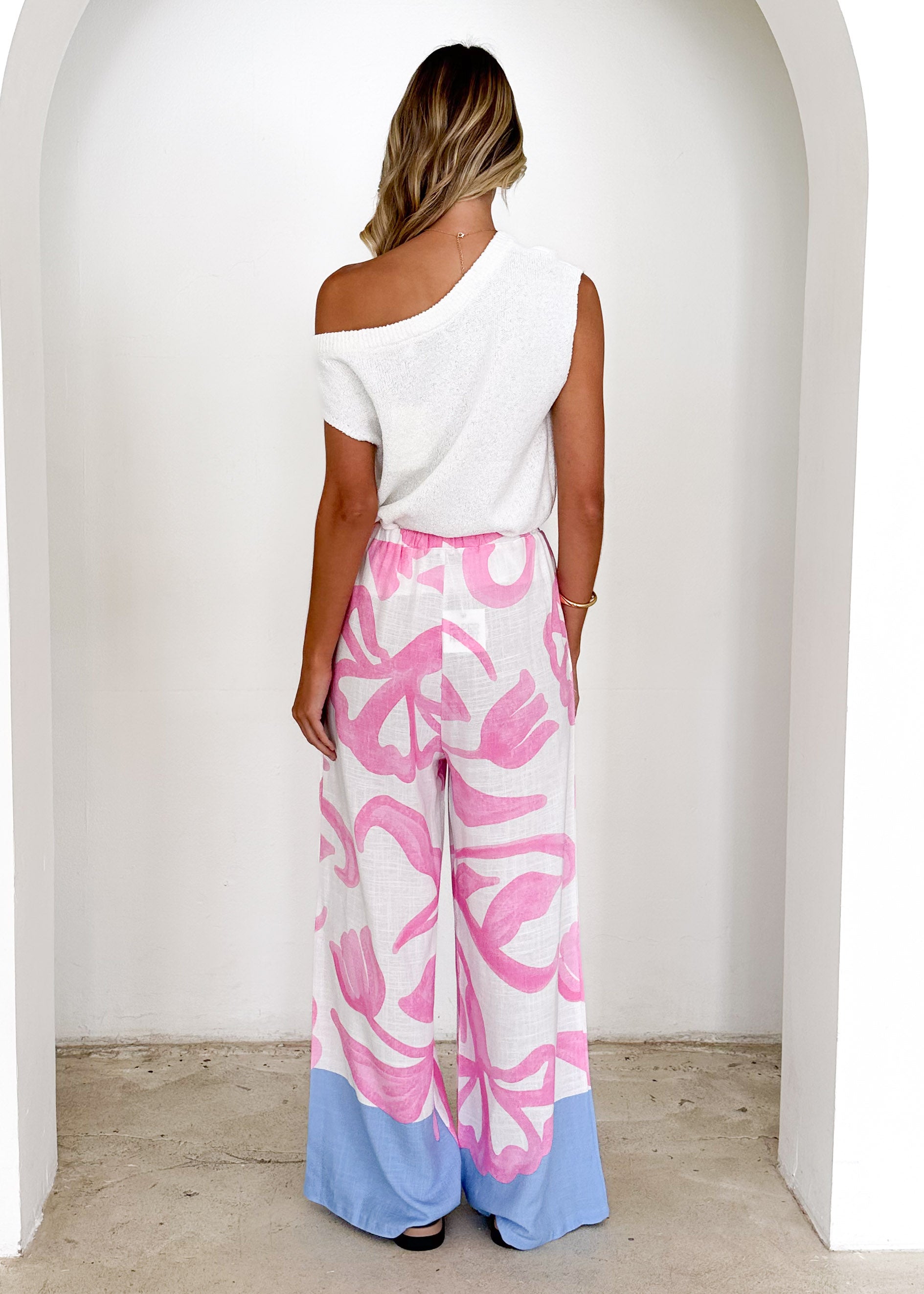 Mariella Pants - Lila Flower