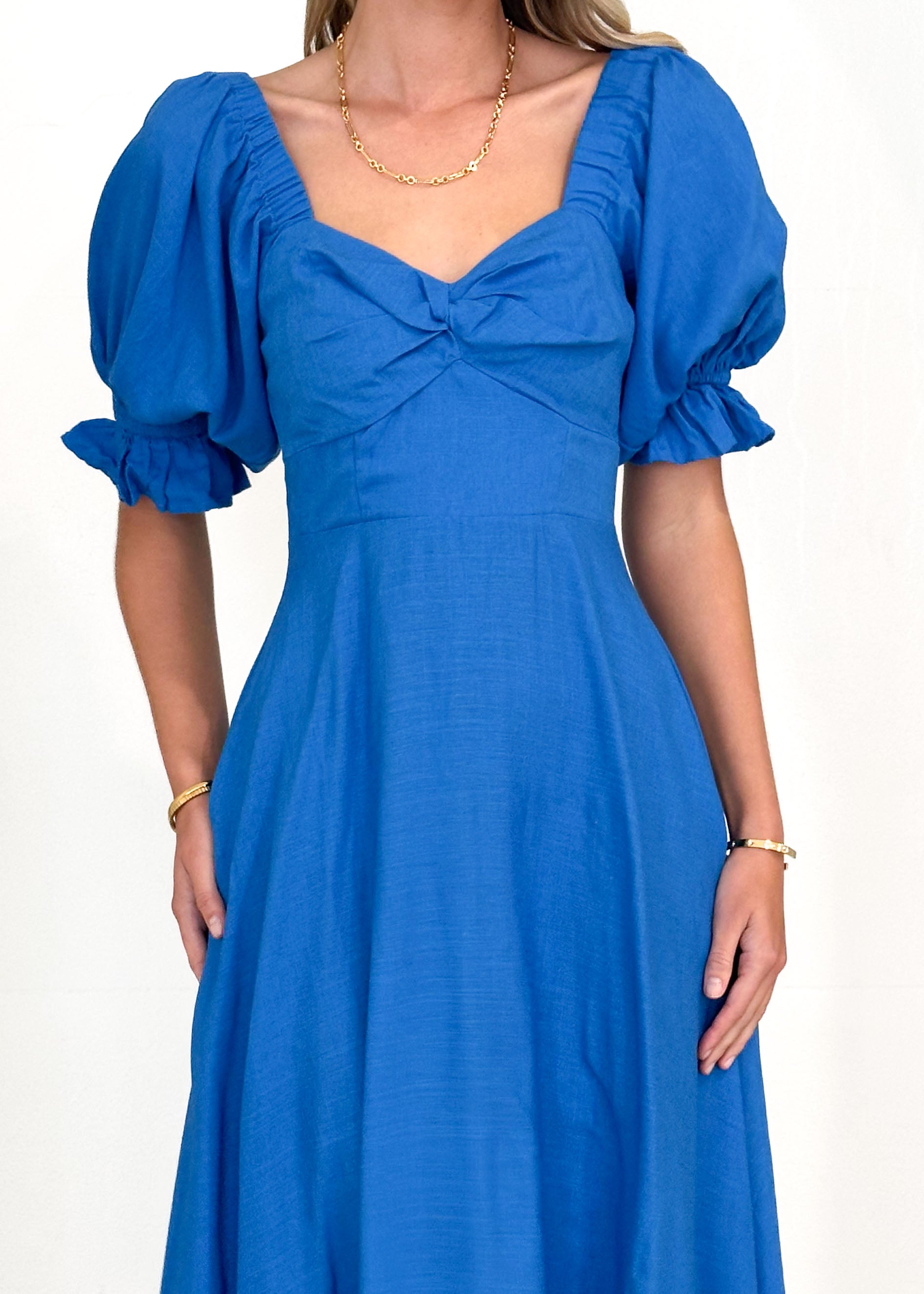 Tamanah Midi Dress - Blue