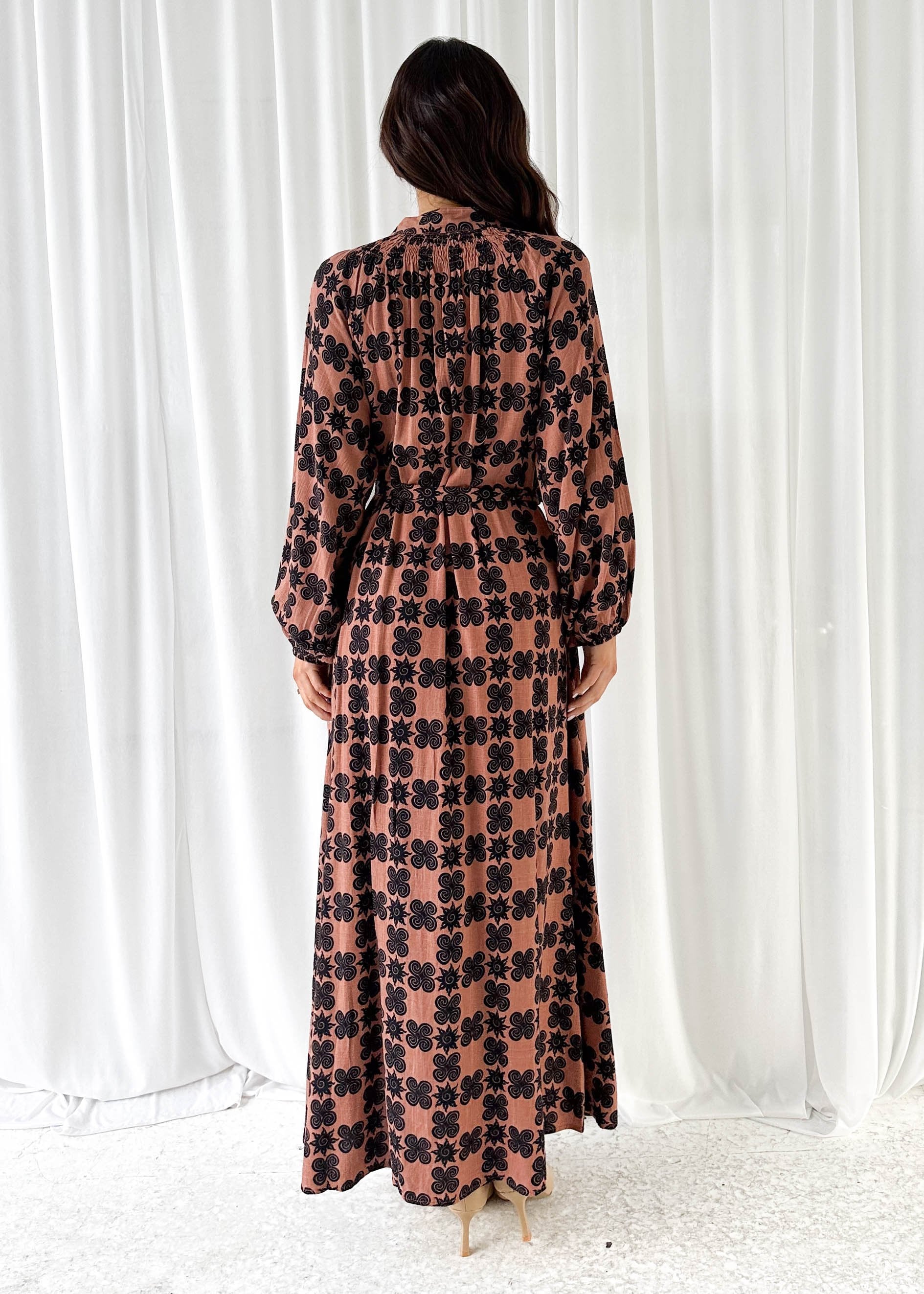 Beltrae Maxi Dress - Choc Soleil