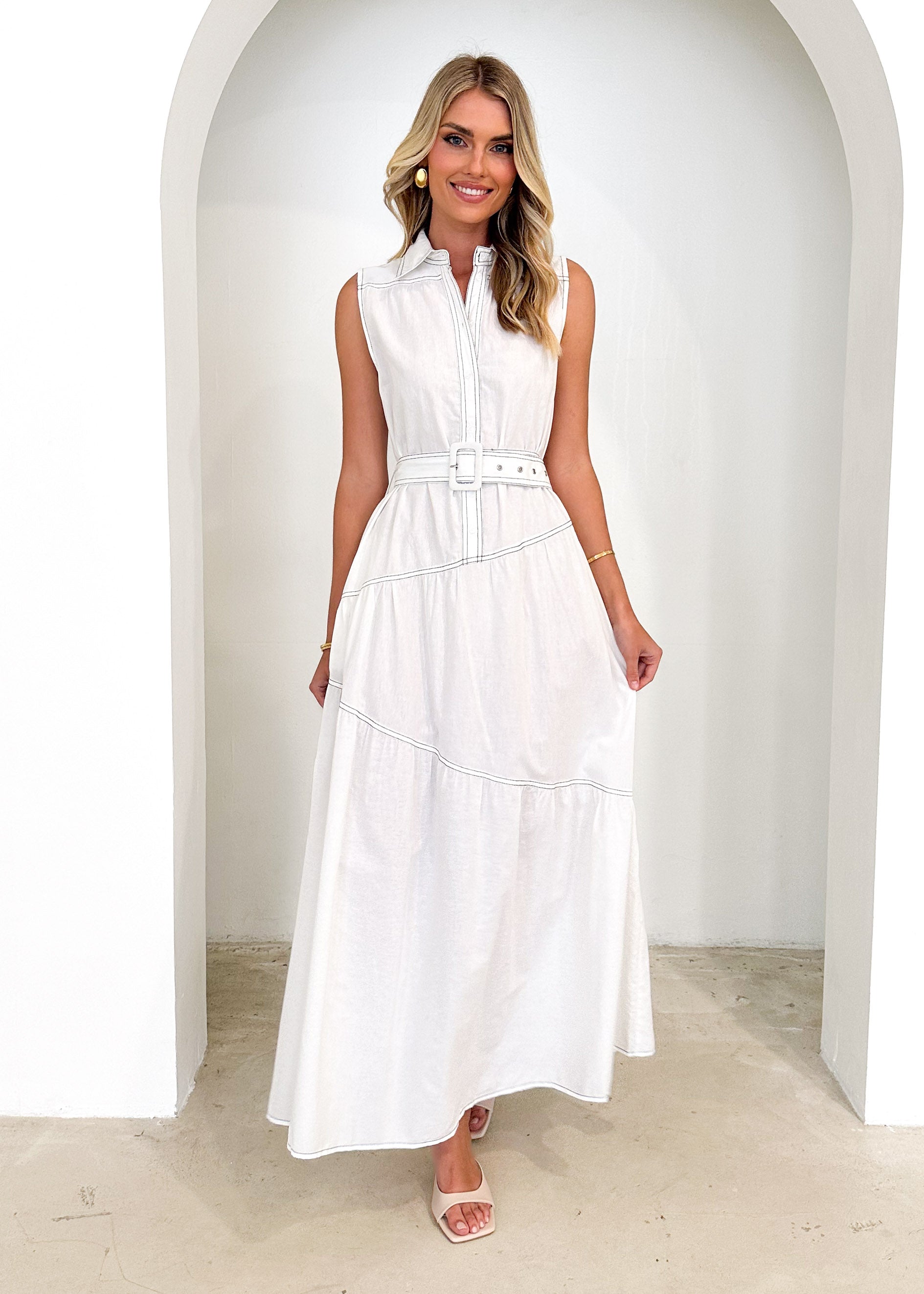 Adoria Maxi Dress - Off White