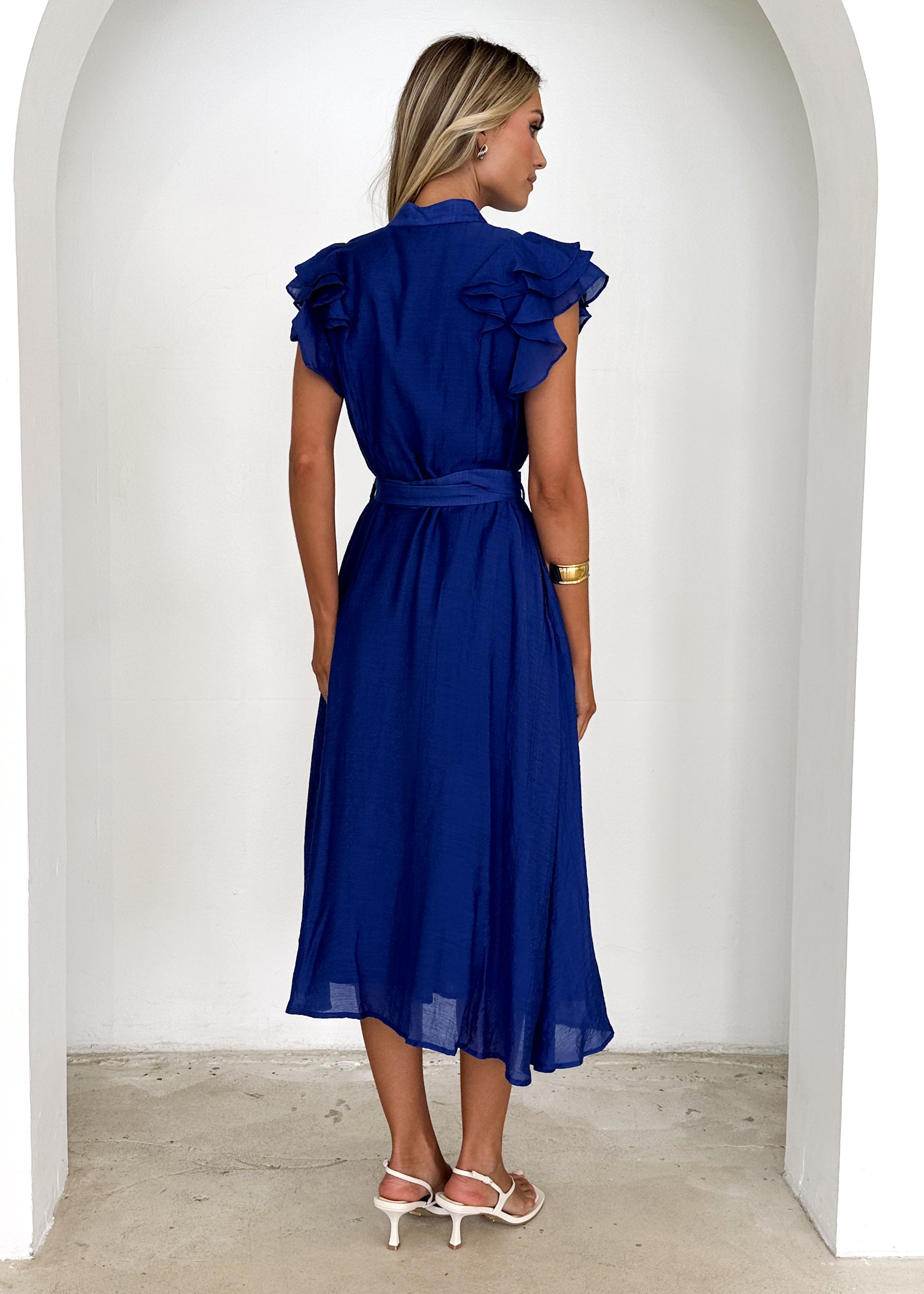 Tasto Midi Dress - Cobalt