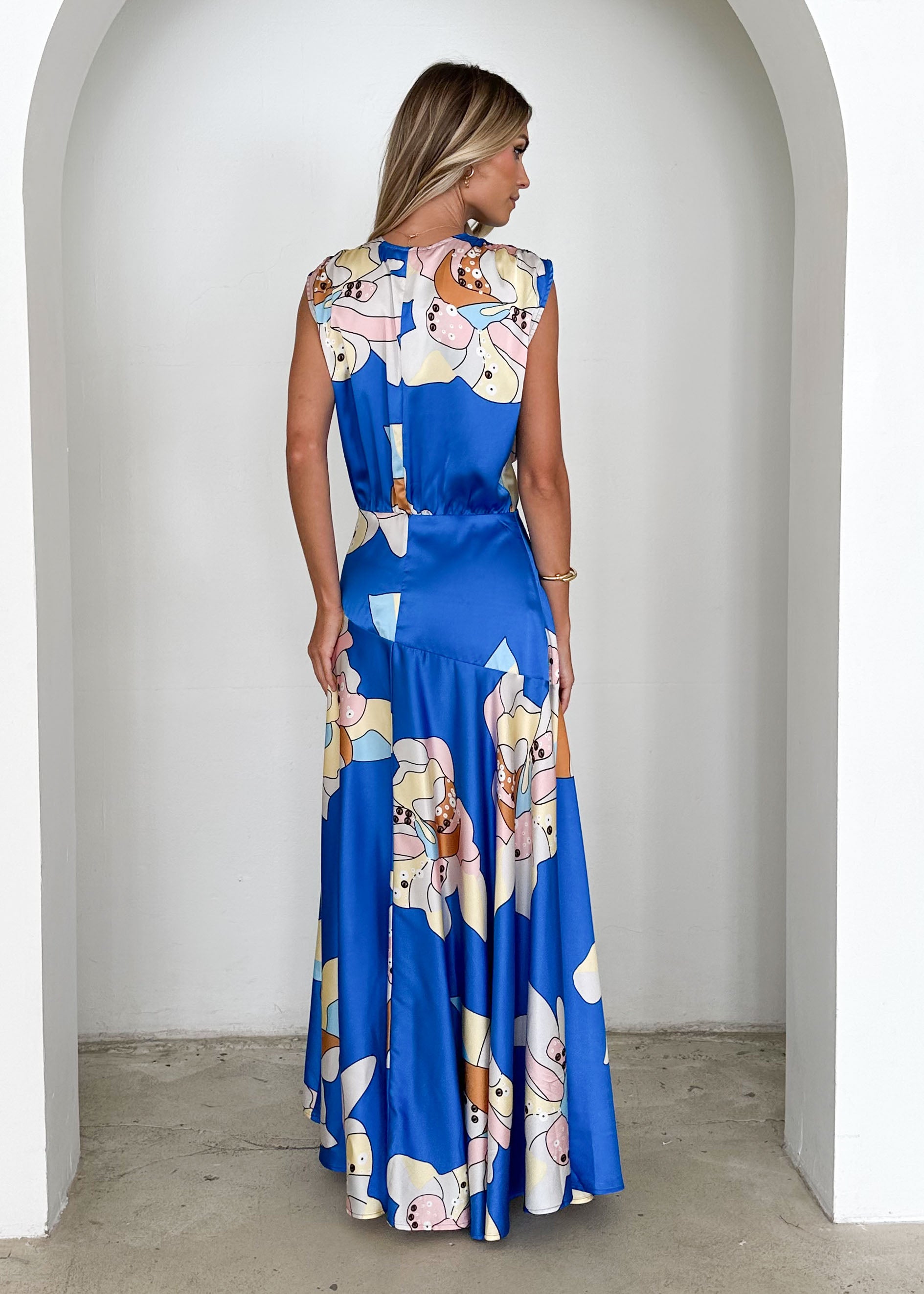 Savina Maxi Dress - Azure Astrid