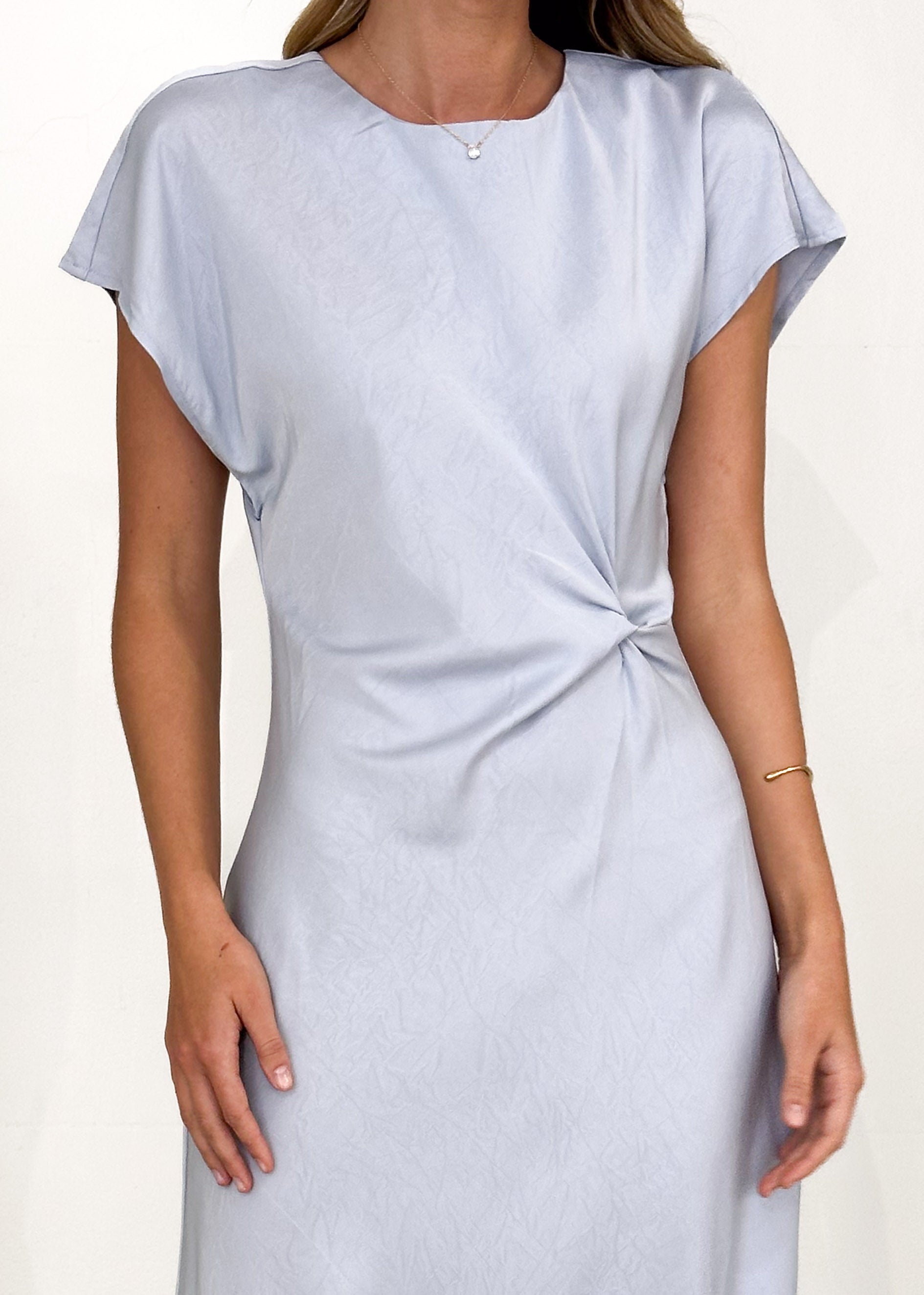 Pania Midi Dress - Powder Blue