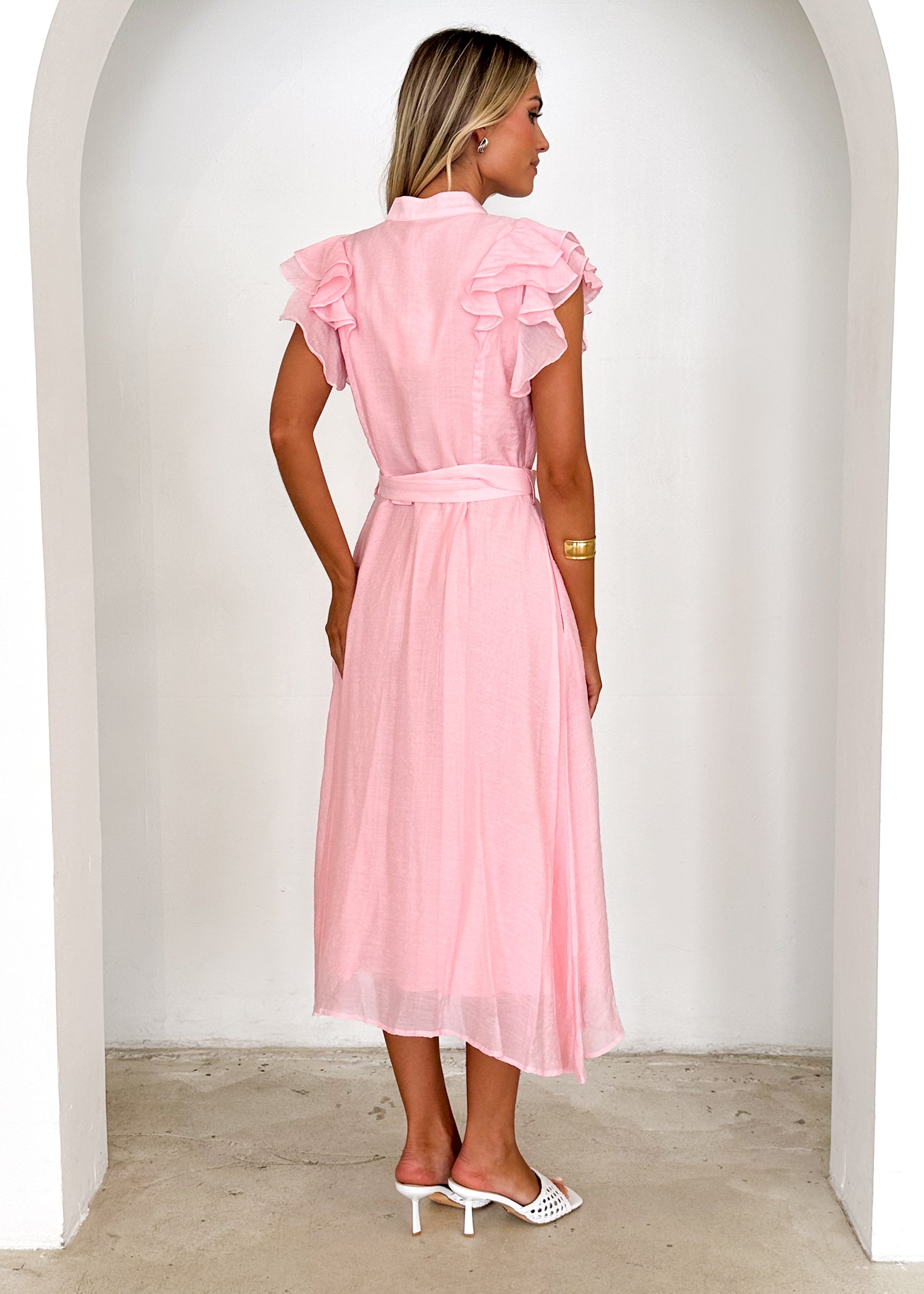 Tasto Midi Dress - Pink