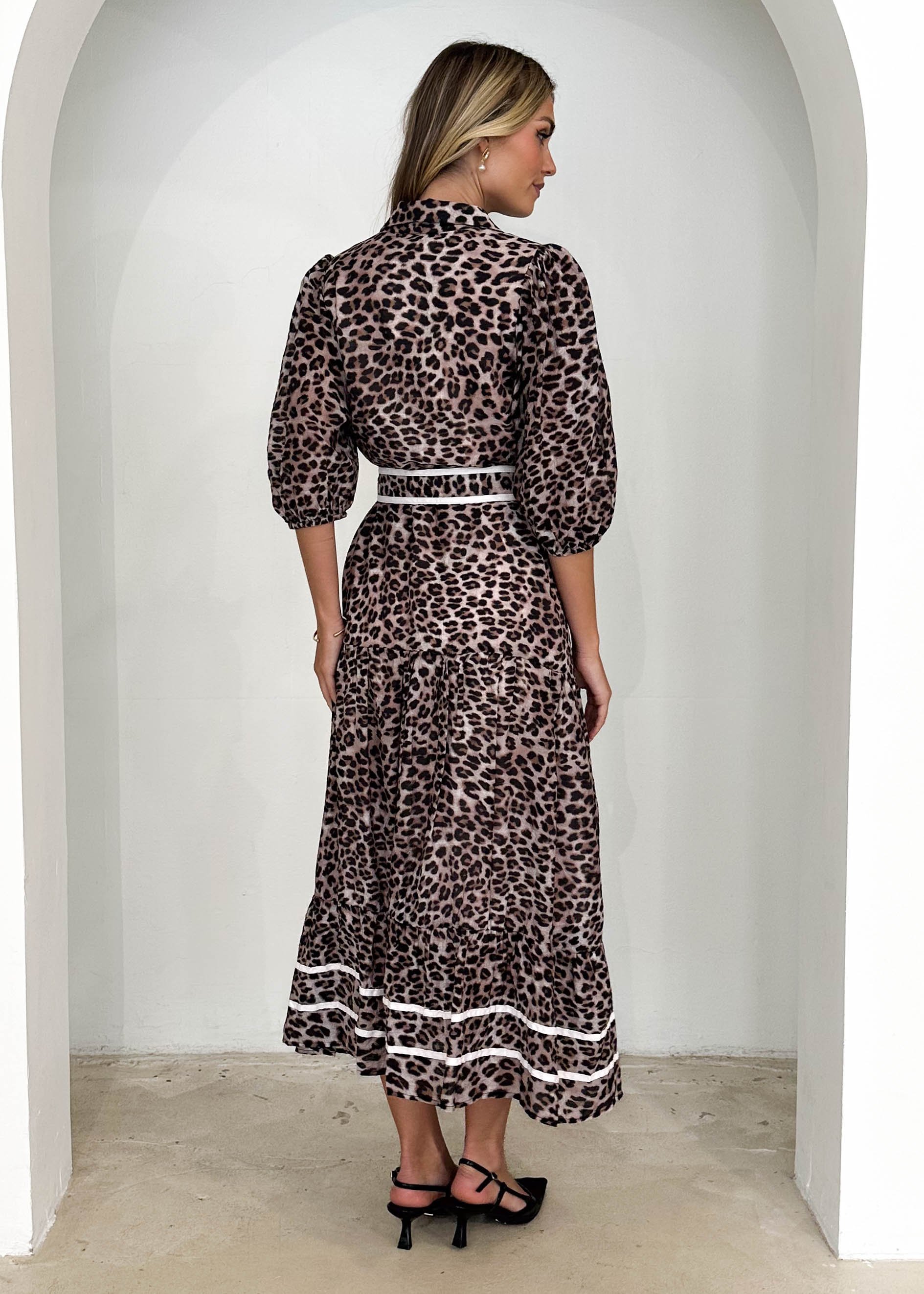 Tantal Maxi Dress - Leopard