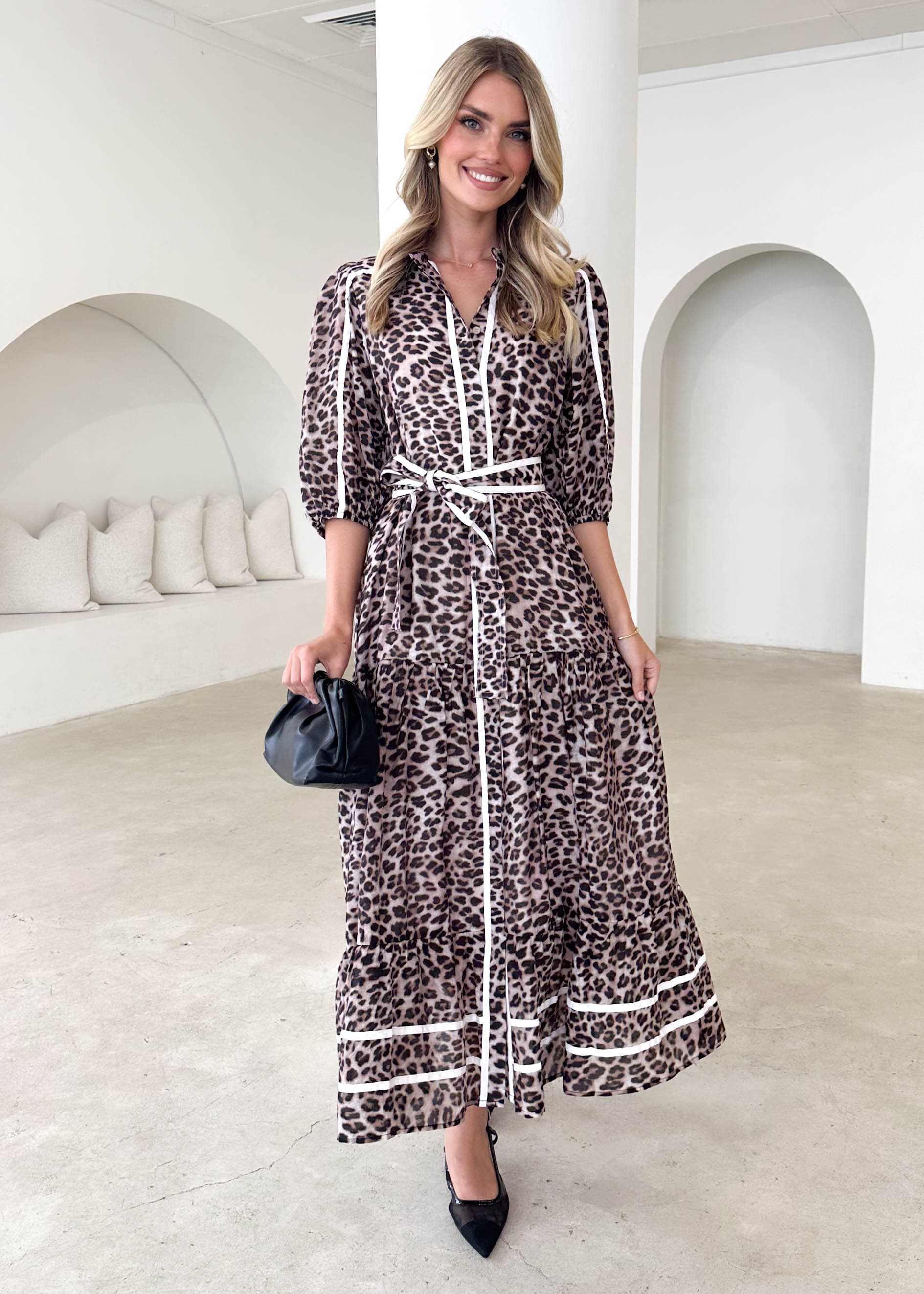 Tantal Maxi Dress - Leopard