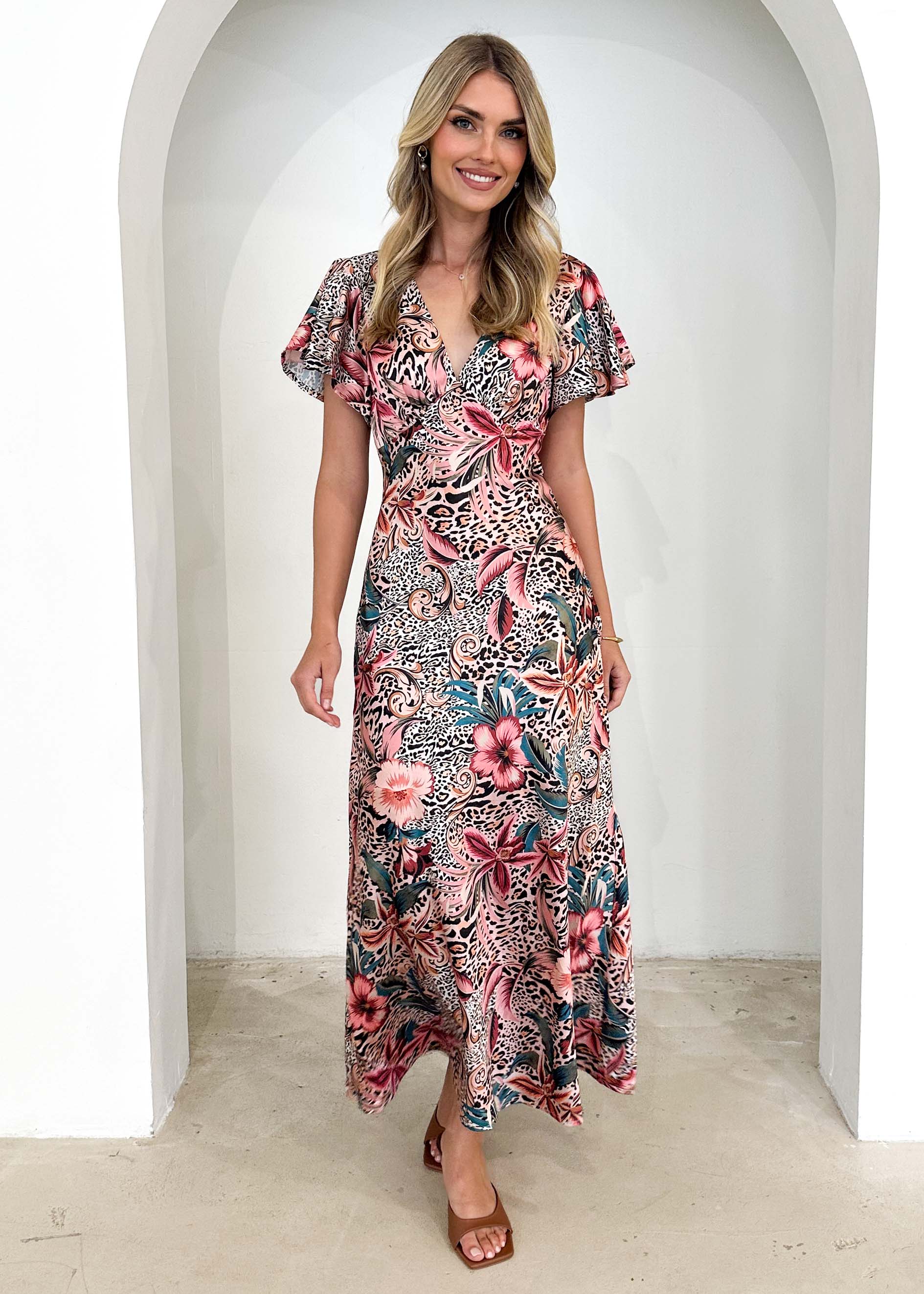 Mintoe Maxi Dress - Jungle Paradise