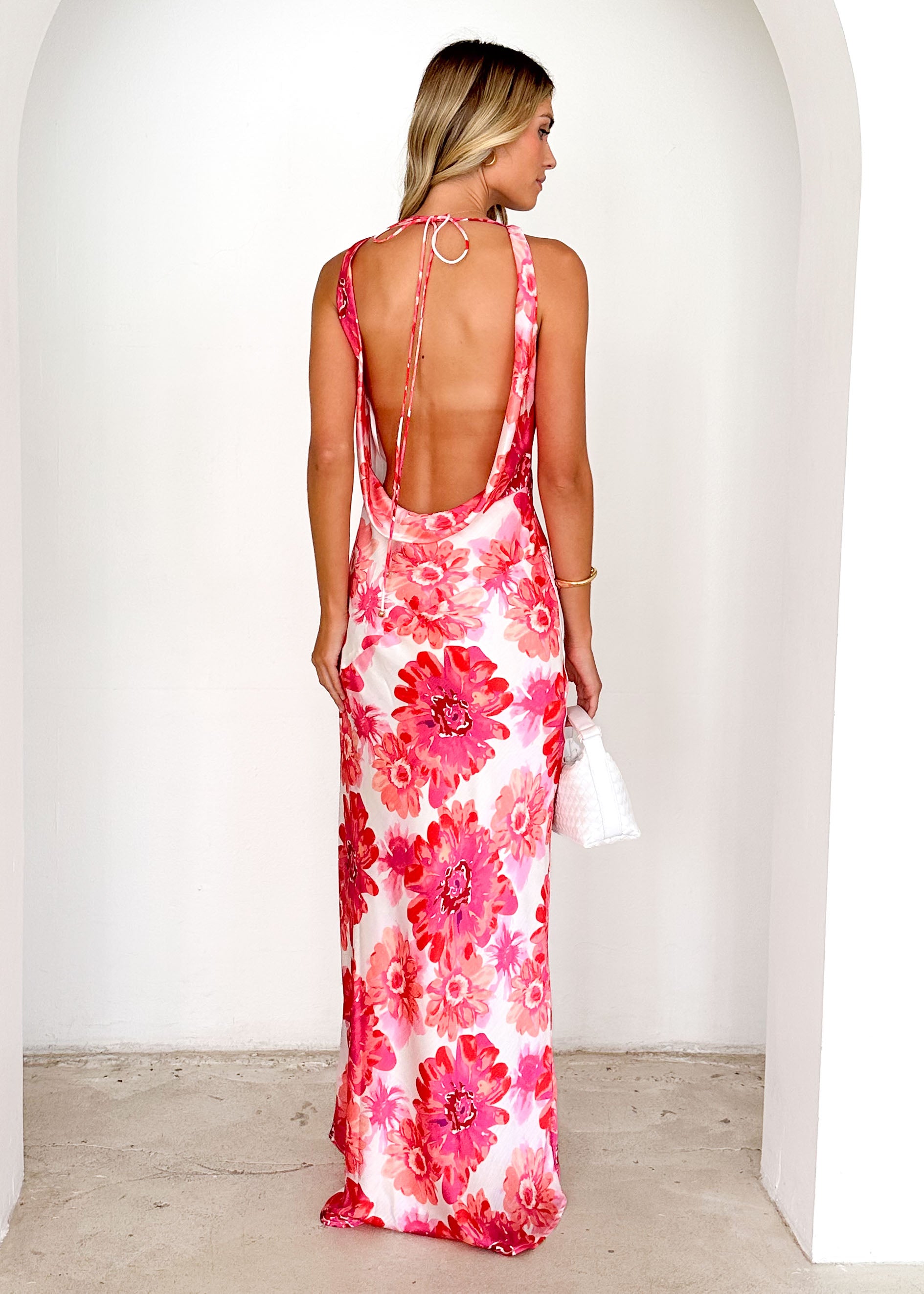 Drew Maxi Dress - Pink Floral