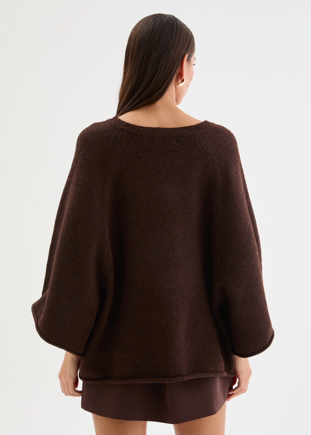 Sophia Sweater - Coffee Bean