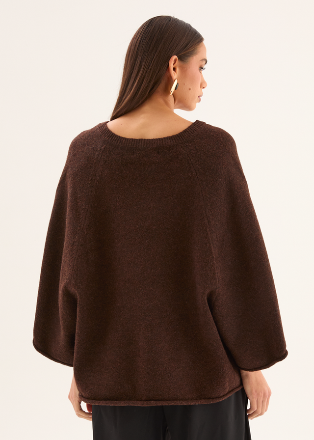 Sophia Sweater - Coffee Bean