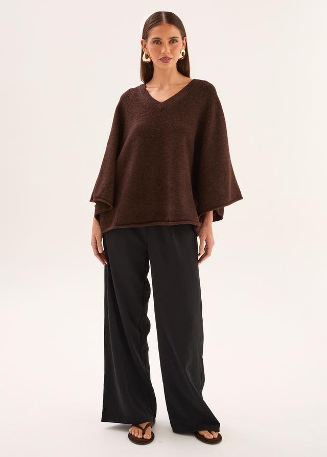 Sophia Sweater - Coffee Bean