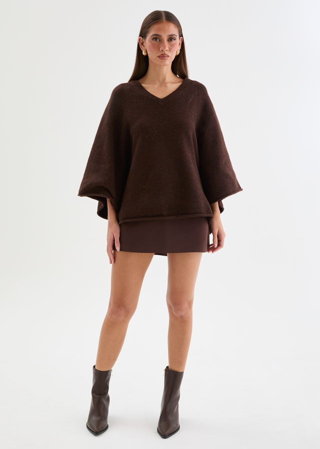 Sophia Sweater - Coffee Bean