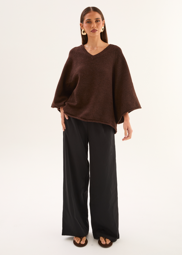 Sophia Sweater - Coffee Bean