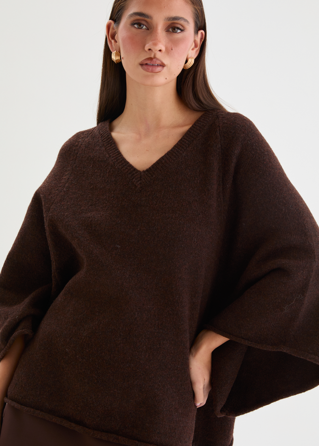 Sophia Sweater - Coffee Bean