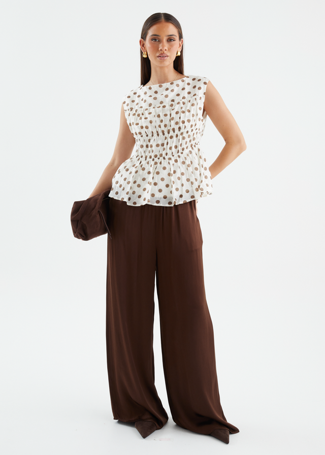 Apollo Top - Vanilla Polka