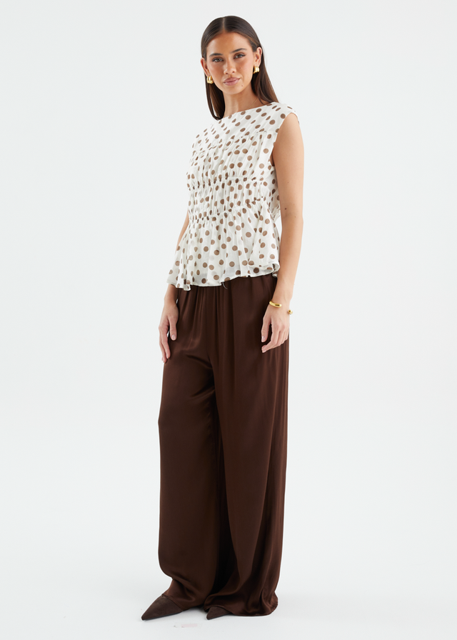 Apollo Top - Vanilla Polka