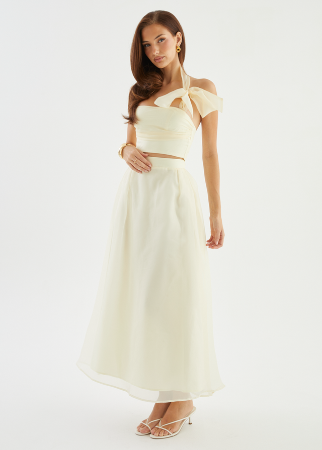 Kailah Halter Crop - Butter