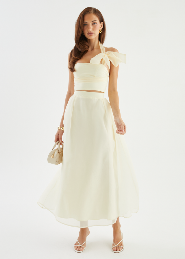Kailah Maxi Skirt - Butter
