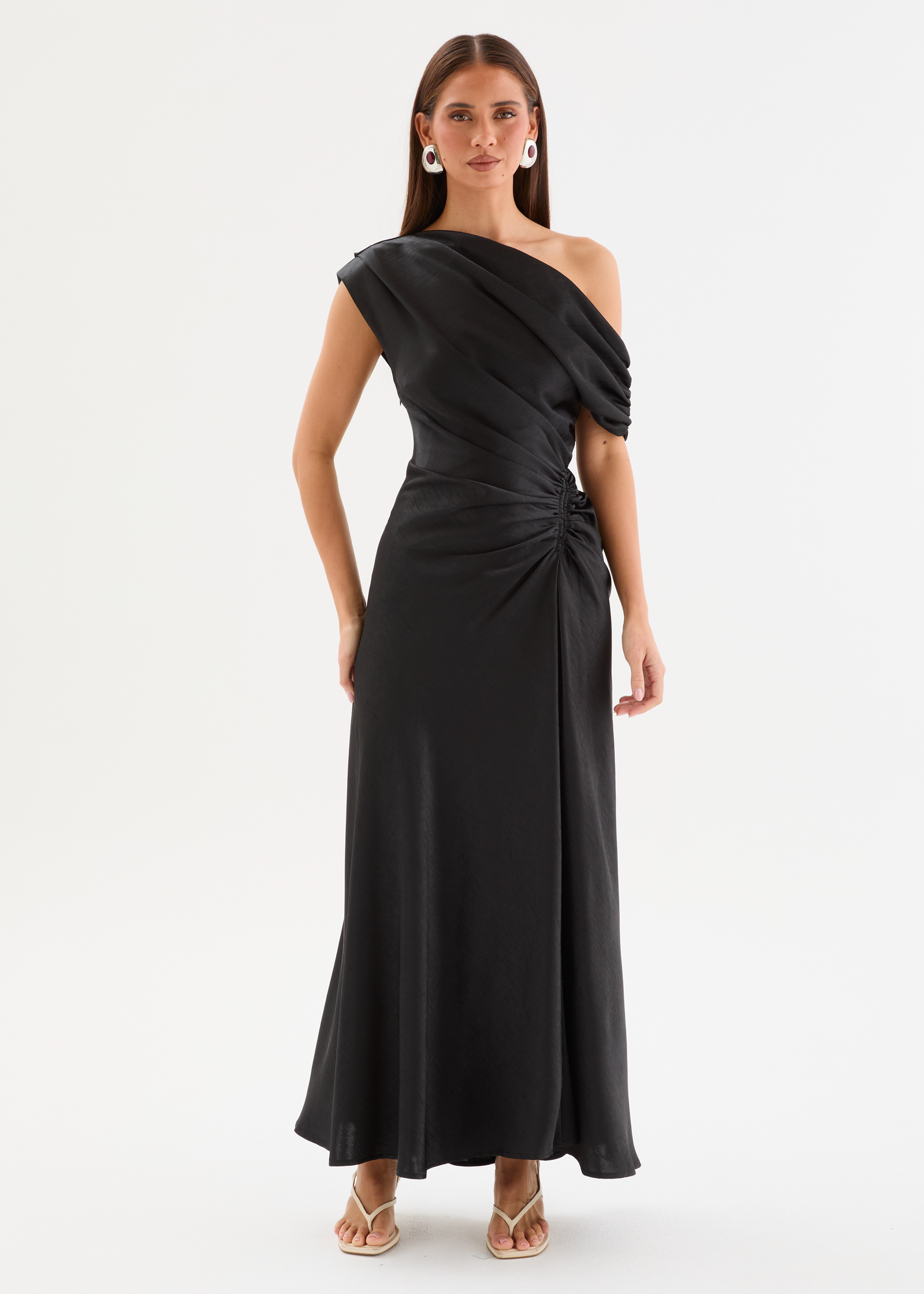 flirtini one shoulder maxi dress Bodycon Dress One Shoulder Peach Dress Flirtini One Shoulder Maxi Dress Peach