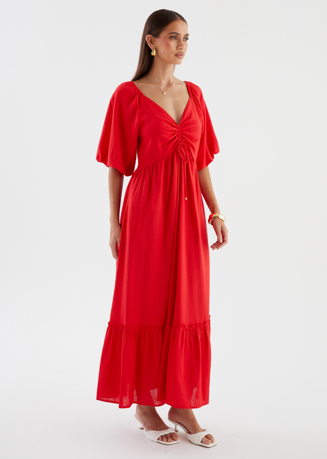 Ayisha Maxi Dress - Red