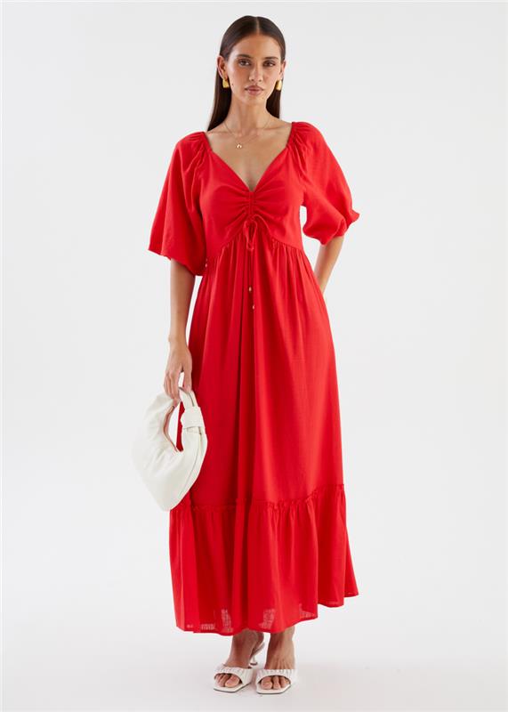 Ayisha Maxi Dress - Red