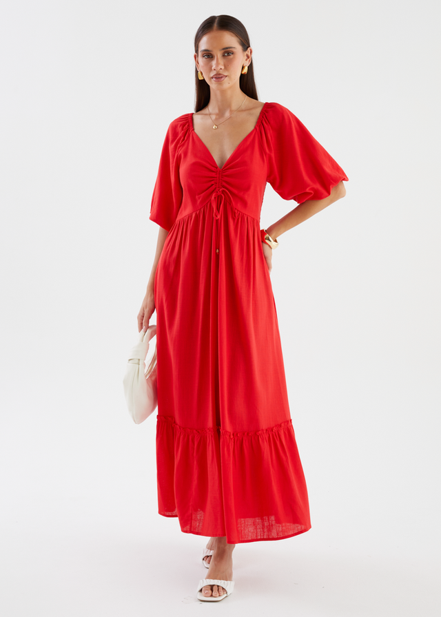 Ayisha Maxi Dress - Red