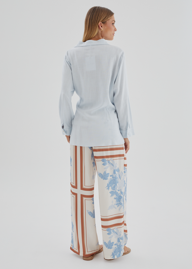 Kaycie Pants - Blue Flowers