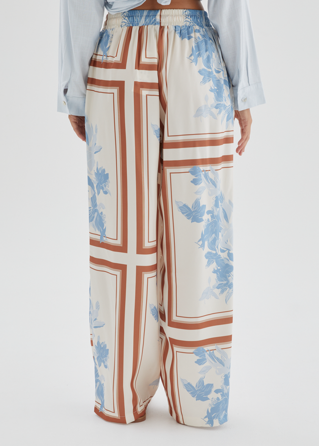 Kaycie Pants - Blue Flowers