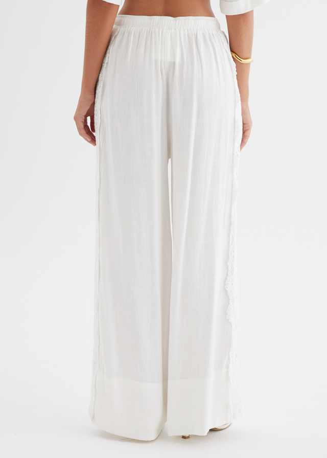 Airlie Pants - White Lace