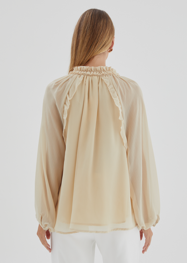 Kennedie Blouse - Flax