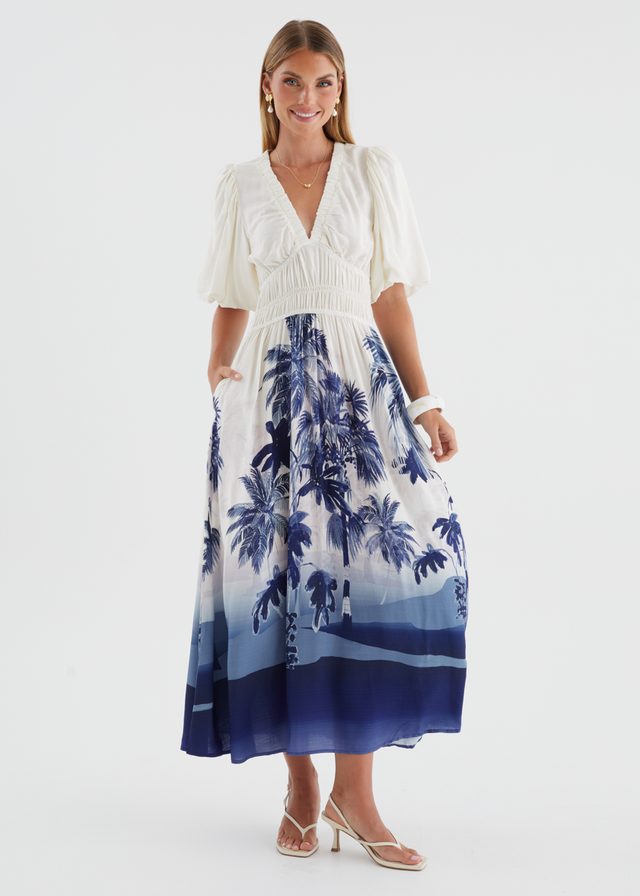 Illuka Maxi Dress - Indigo Island