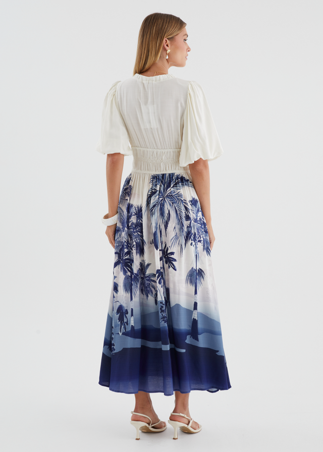 Illuka Maxi Dress - Indigo Island