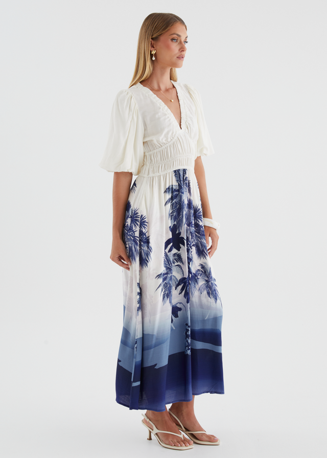 Illuka Maxi Dress - Indigo Island