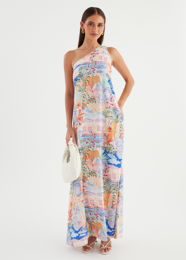 Fabia One Shoulder Maxi Dress - La Casa