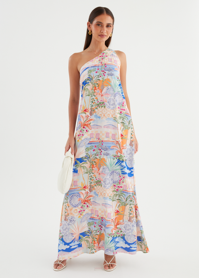 Fabia One Shoulder Maxi Dress - La Casa
