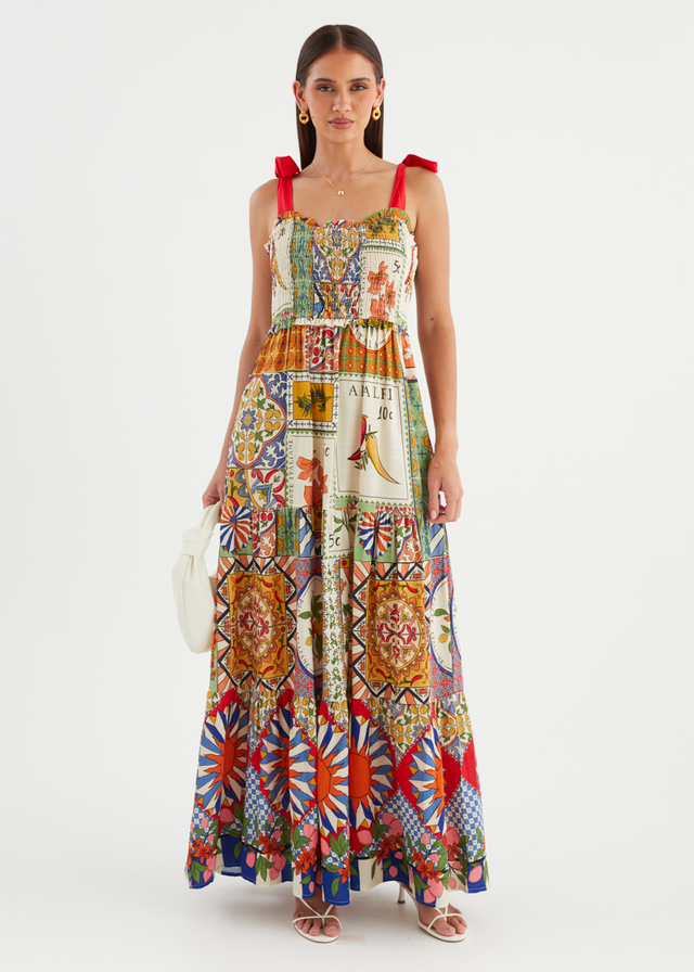 Honora Maxi Dress - Amalfi Mosaic