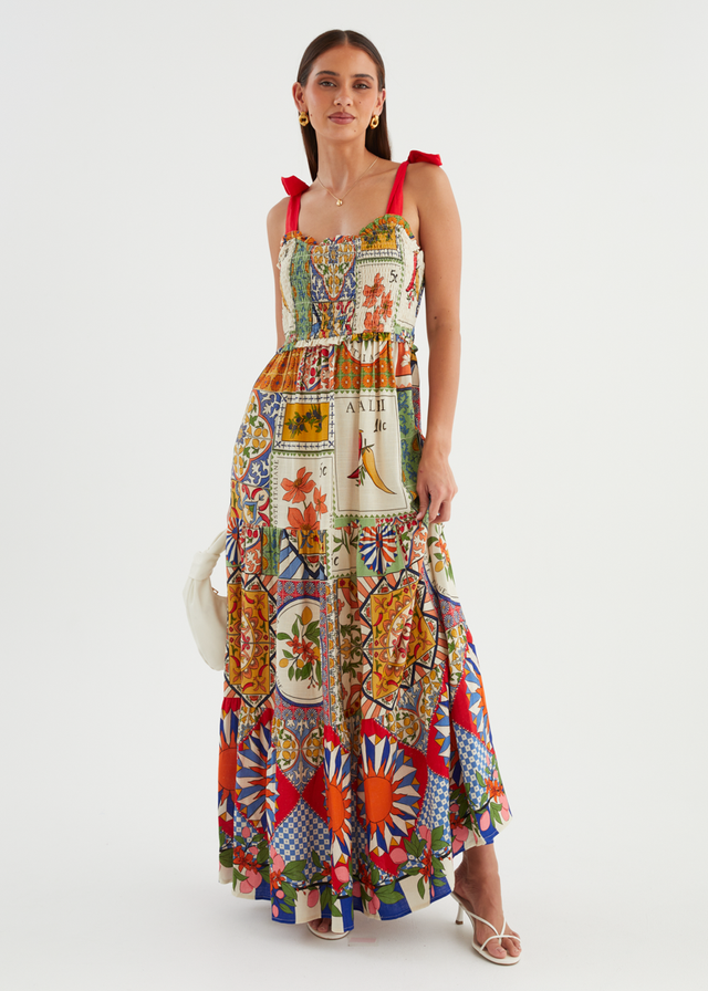 Honora Maxi Dress - Amalfi Mosaic