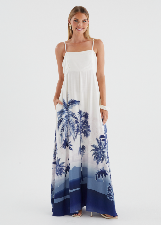 Ivannia Maxi Dress - Indigo Island