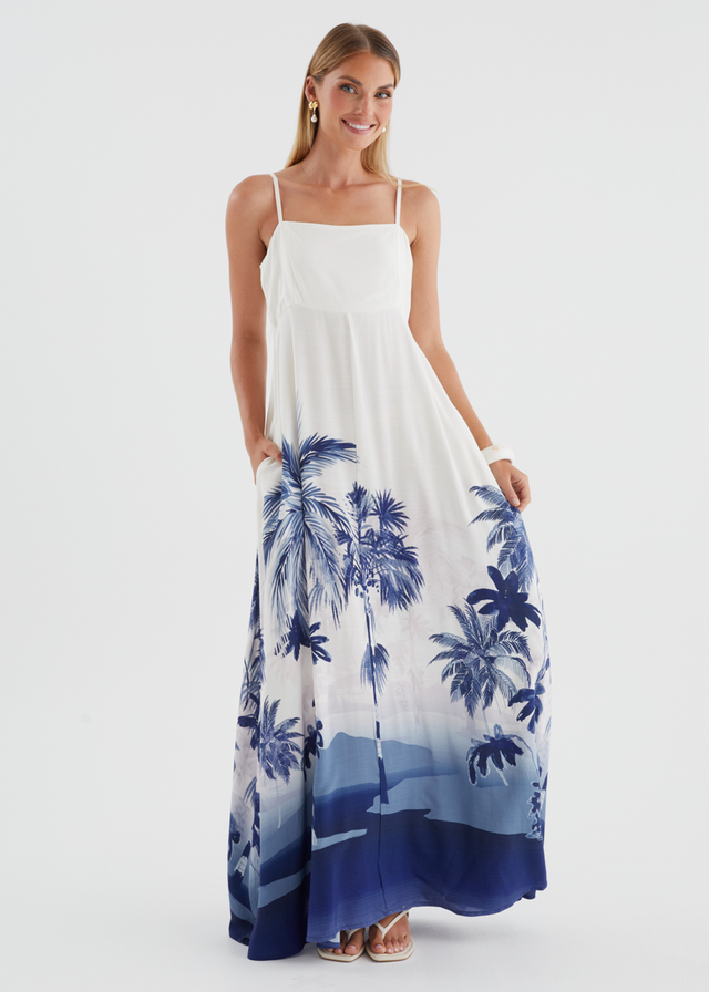 Ivannia Maxi Dress - Indigo Island