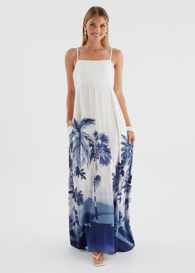 Ivannia Maxi Dress - Indigo Island