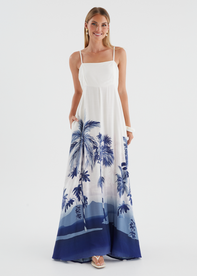 Ivannia Maxi Dress - Indigo Island